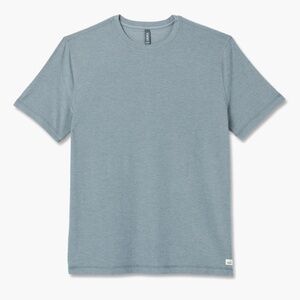 NWT - Vuori Strato Tech Tee / Size: Large / Color: Dusty Blue Heather